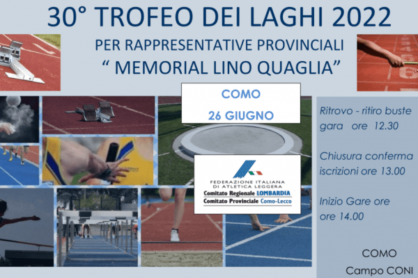 31° Trofeo dei laghi per rappresentative provinciali Cadette/i - Como